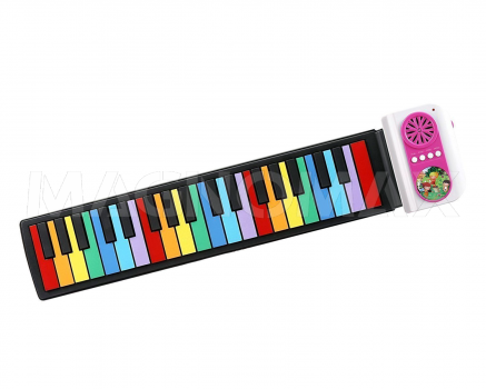 Раскладное цветное пианино Roll Up Keyboard (37 клавиш) - 2