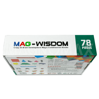 Магнитный конструктор MAG-WISDOM 78 деталей (KBM-78) - 3