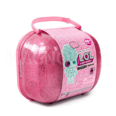 Кукла LOL Bigger Surprise (розовый чемоданчик 60 сюрпризов) - 3