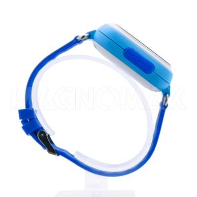 Детские часы Q90 с GPS (голубые) - 4