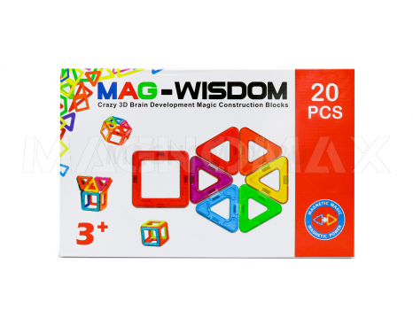 Магнитный конструктор MAG-WISDOM 20 деталей (KBY-20) - 5