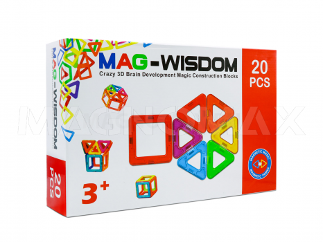 Магнитный конструктор MAG-WISDOM 20 деталей (KBY-20)