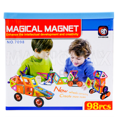 Магнитный конструктор Magical Magnet 98 деталей (7098) - 2