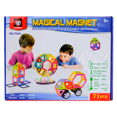 Магнитный конструктор Magical Magnet 71 деталь (704A) - 2