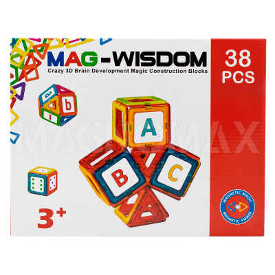 Магнитный конструктор MAG-WISDOM 38 деталей (KBY-38) - 2